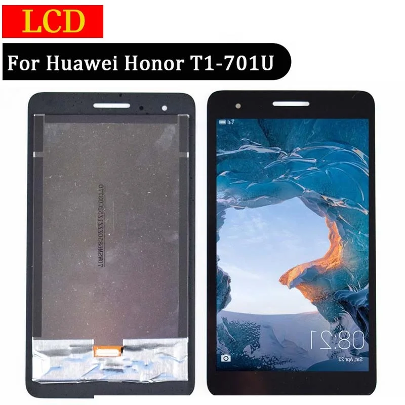 

ЖК-экран для Huawei Honor Play Mediapad T1-701 T1 701U T1-701U, ЖК-дисплей с сенсорным экраном и дигитайзером, бесплатная доставка
