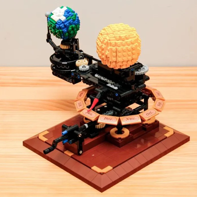 

Солнечная система земля Луна Вселенная строительные блоки детали 865 шт. MOC Глобус Космос Наука Обучающие игрушки «сделай сам» подарки для ма...