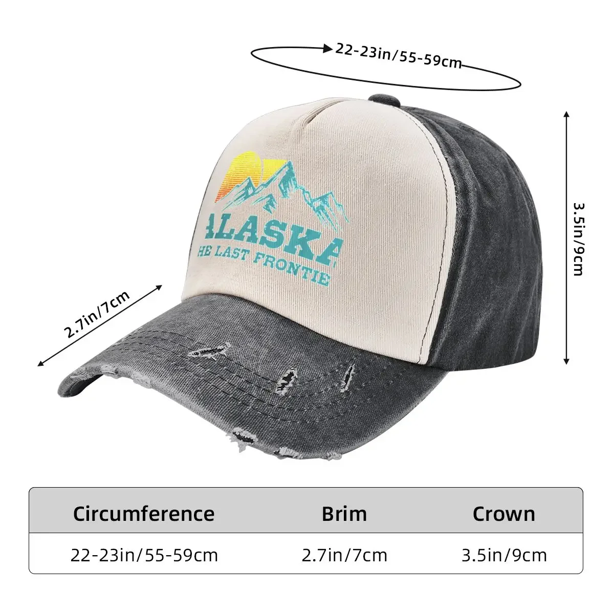 Бейсбольная кепка ALASKA THE LAST FRONTIER шляпа с защелкой на спине новая Snapback вечерние