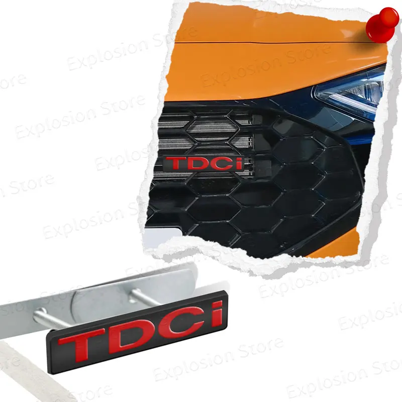 1 шт. автомобильный декор 3D металлический хромированный логотип TDCI значок