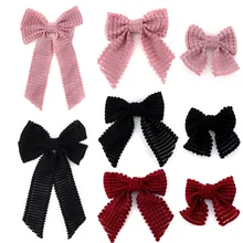 001M chenille tape Hair Bows Cute Hairpins Girls duckbilled  Hair Clips Barrettes  Clip Kids Headwear Fashion Hair Accessores