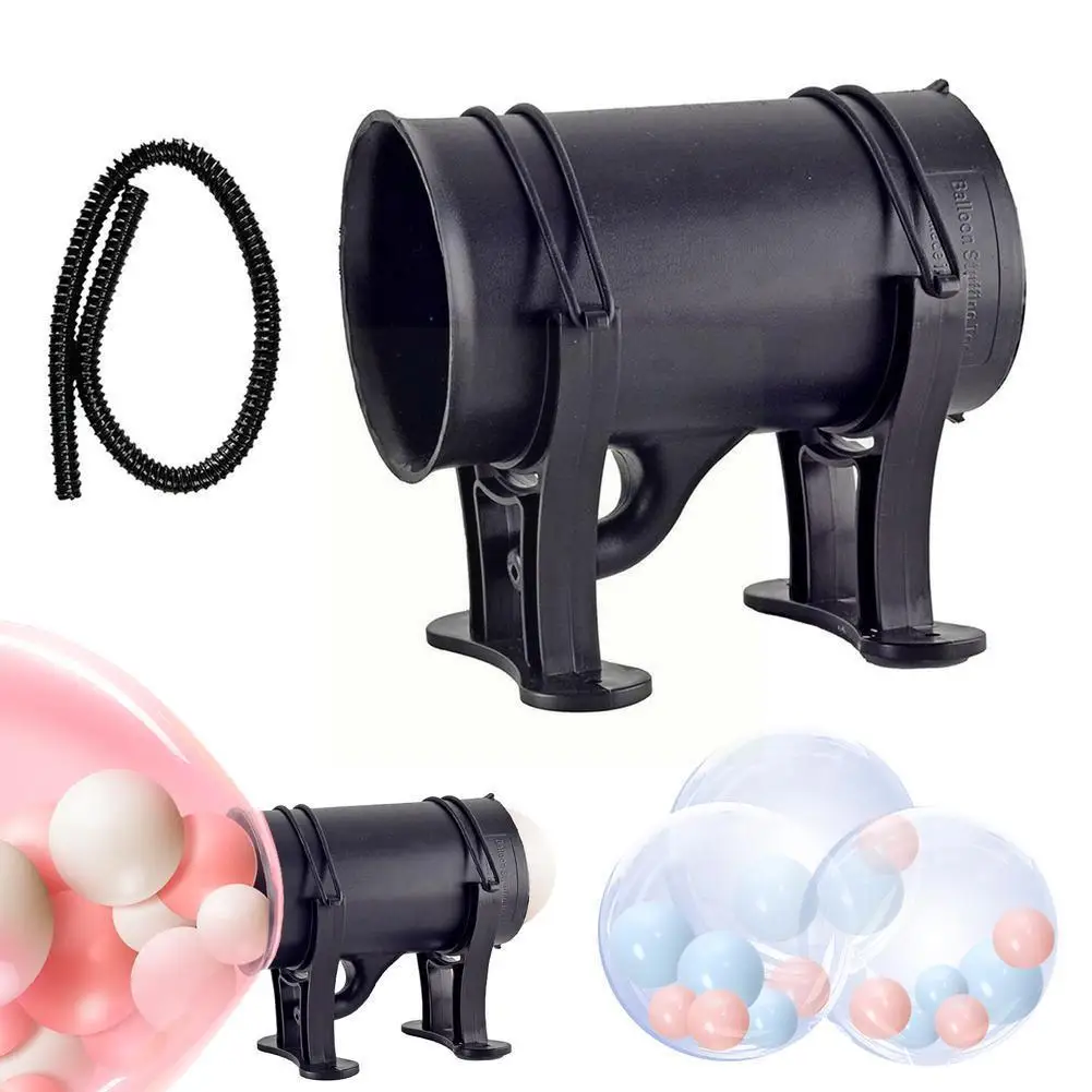 

Black Durable Balloon Stuffing Tool Stuffer Machine For Diy Balloon Bouquet Wedding Christmas Birthday Party Gift Party O5p7