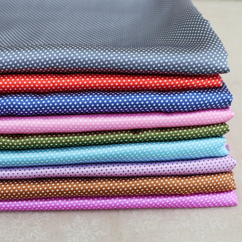 148x100 см мини ткань с принтом в горошек, рукоделие, материал для одежды «сделай сам», текстиль, атласная Мягкая атласная ткань, коробка для украшения свадебной вечеринки