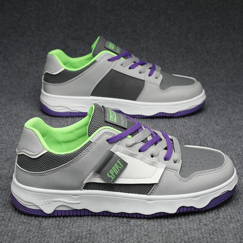 Men Sneakers Designer Men Shoes Trend Round Toe Skateboard Shoes Casual Walking Platform Men Vulcanized Footwear Tenis Masculino