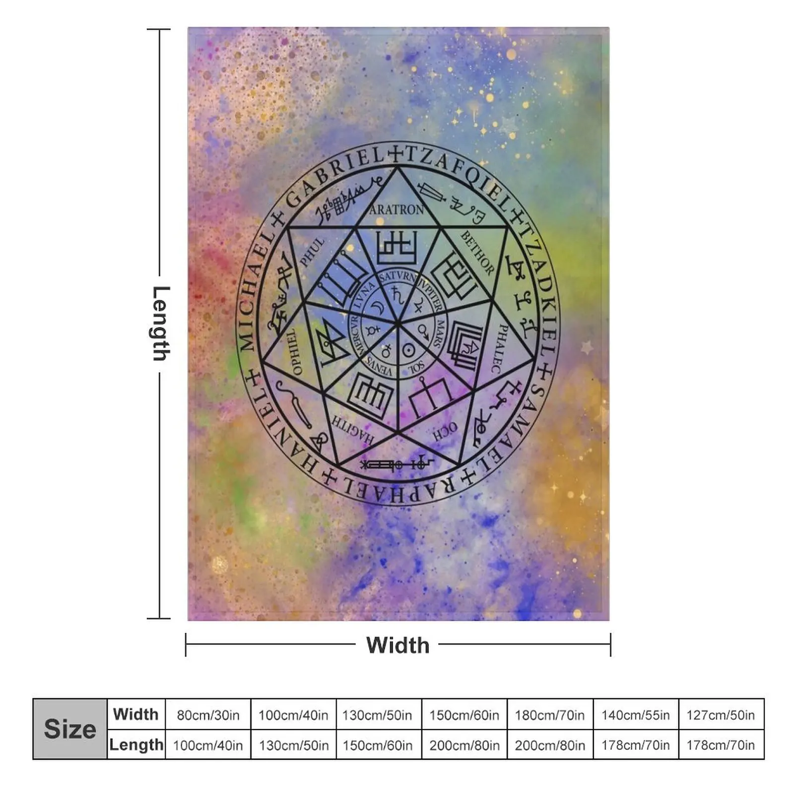 7 archangels защитное одеяло sigil для детской кровати