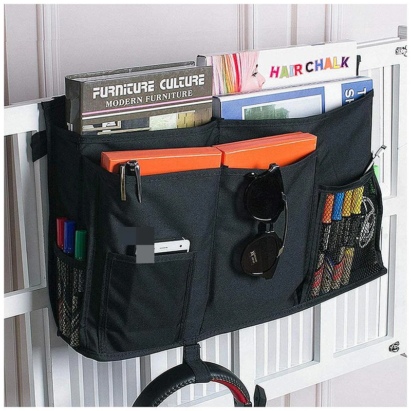 

Bedside Supporter Dormitory Upper Storage Fantastic College Student Bed Phone Hanging Bag Bedroom Bedside Fabric Hanging Basket