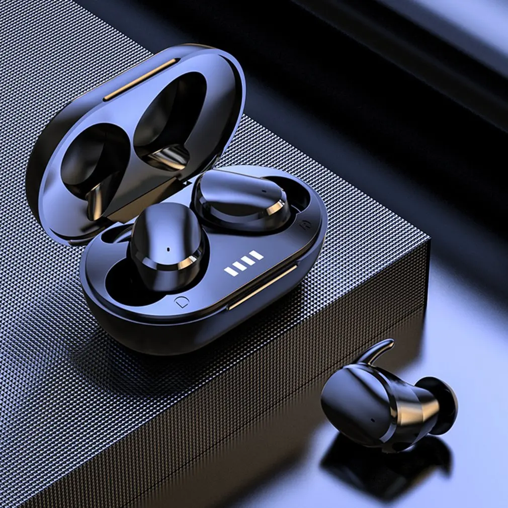 

V98 Wireless Blutooth 5.0 Earphone Noise Cancelling Headset HiFi 3D Stereo Sound Music In-ear Earbuds For Android For IOS