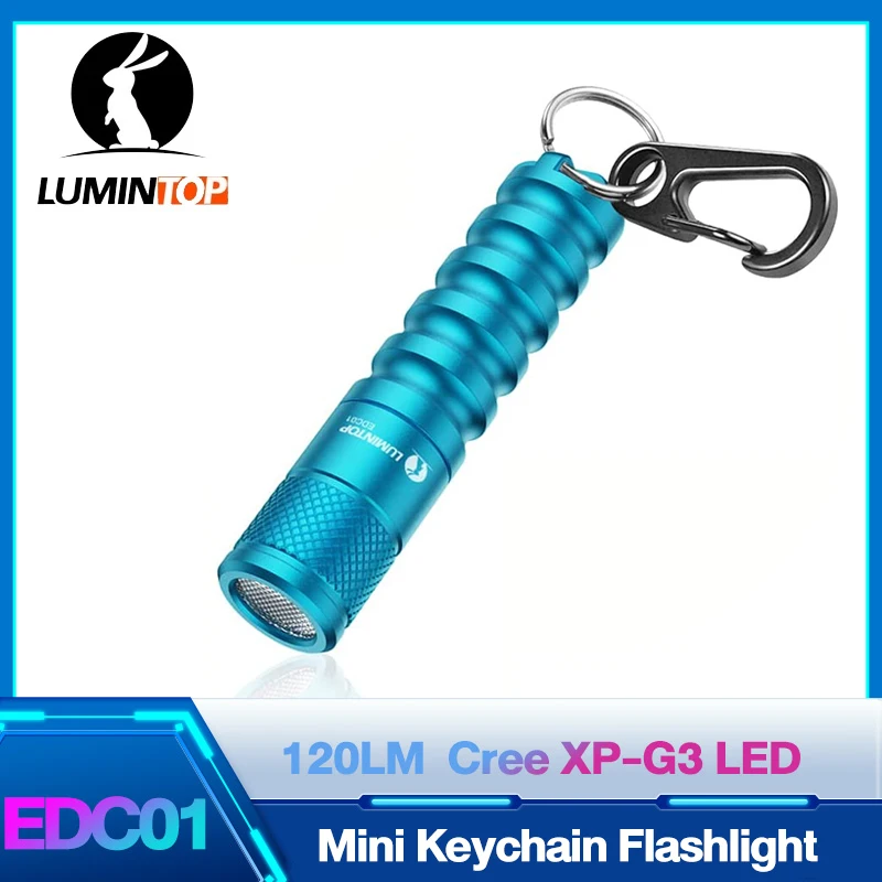 

MINI Keychain Lights Small Flashlight Torches Electric lamps Handy Lantern Self Defense Flesh light For Camping Lumintop EDC01