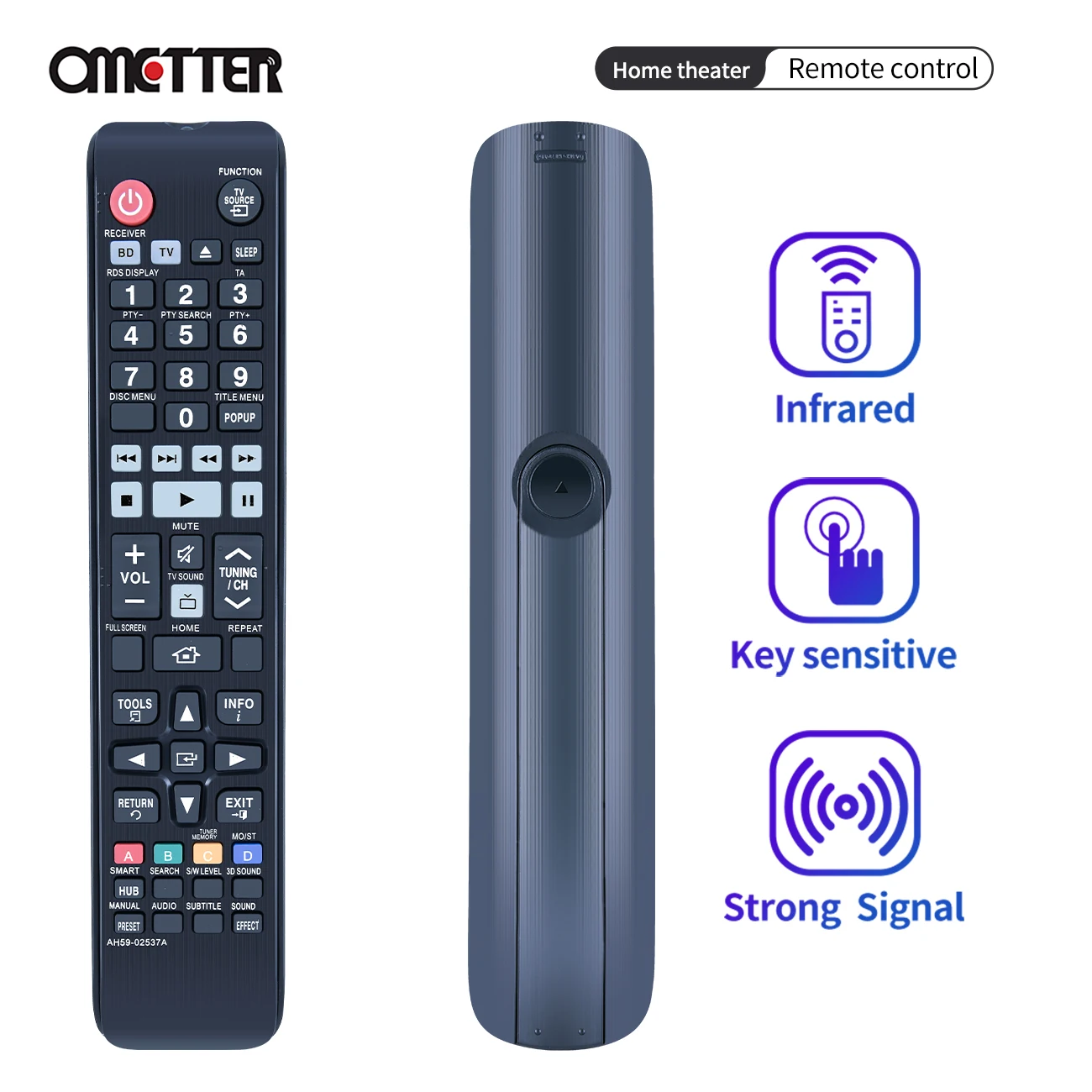 

AH59-02537A Remote Control Fit for Samsung Blu-ray Home Theater HT-F5200 HT-F5500 HT-F5530 HT-F5550 HT-F6500 HT-F6530W HT-F6550W
