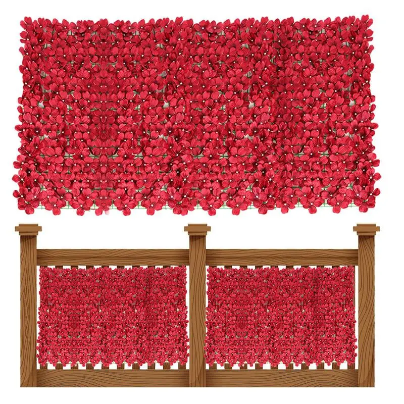

Artificial Leaf Garden Fence Screening Roll UV Fade Protected Privacy Artificial Fence Wall Landscaping Ivy Garden Fence Panel