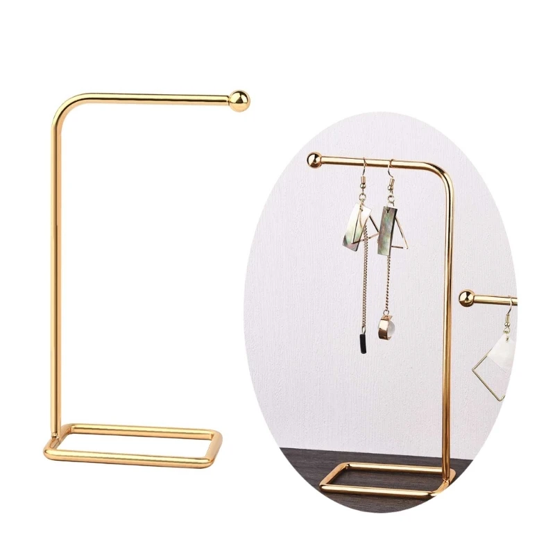 

Novel Wrought Iron Jewelry Rack Earrings Necklace Hanger Decorative Ornaments