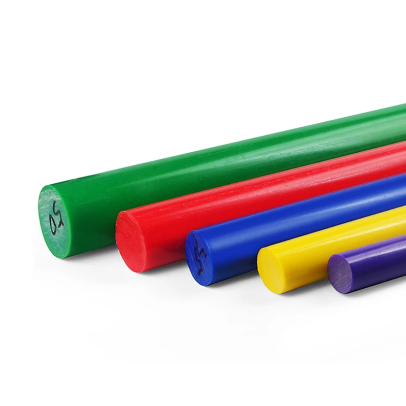 

Красочный нейлоновый стержень POM, белый, черный, синий, красный, желтый, зеленый, полиоксиметиленовый стержень, жесткий пластиковый стержень, диаметр 3-50 мм, 2 шт.