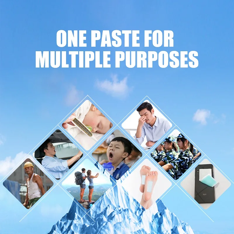 Ледяной гель 5 шт. быстрая бритья детский медицинский пластырь мигрень меньшая