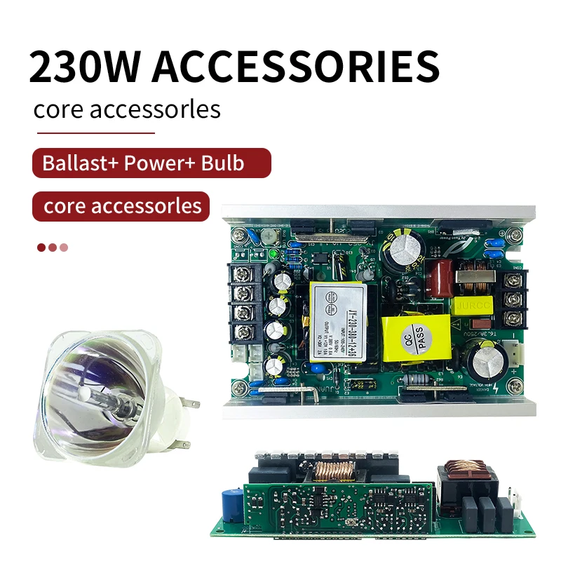 С подходящим балластным лучом питания лампы: 1 комплект движущегося луча 7R 230 Вт 5R