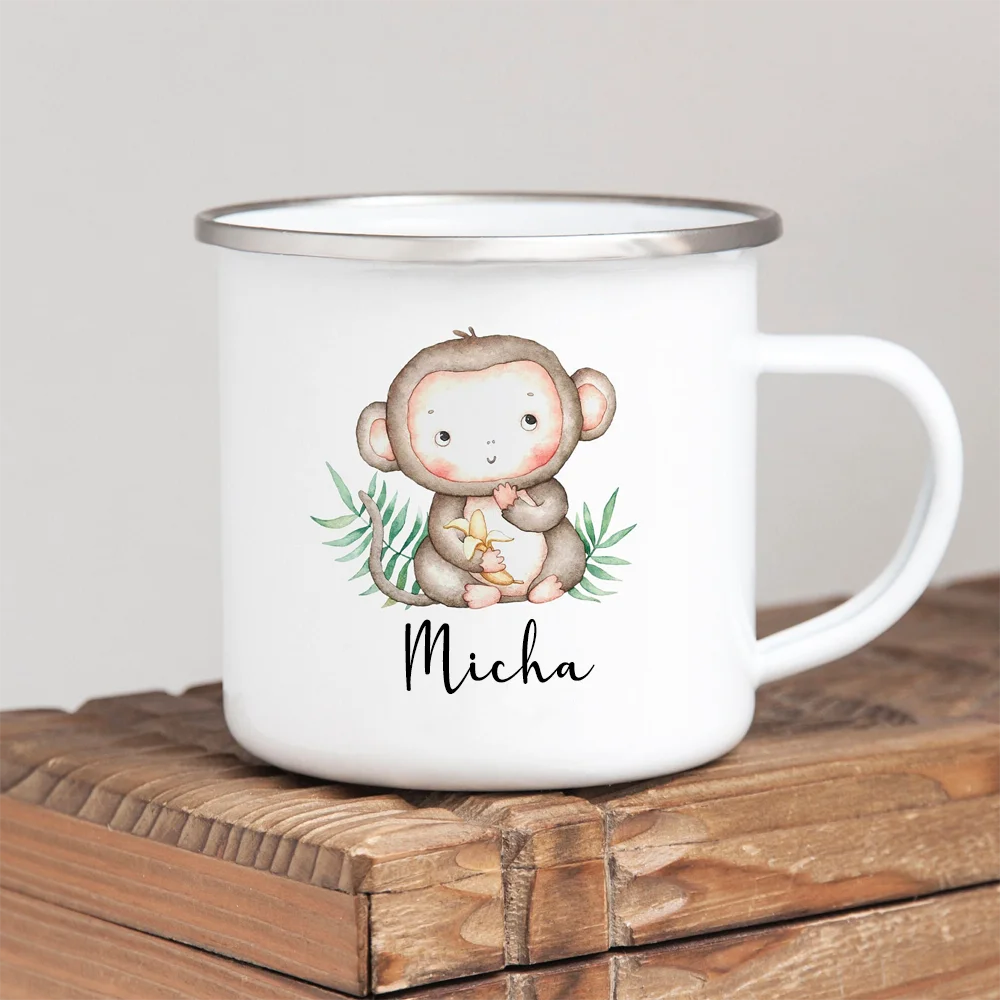 Personalized Animal Customize name Coffee Cup for Women Gift