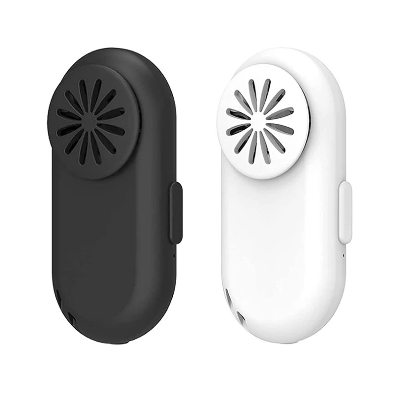 

2Pcs Personal Wearable Air Face Fan, Portable Reusable Protective Clip Breathable Cool For Face Mask, USB Mini Fan Cool