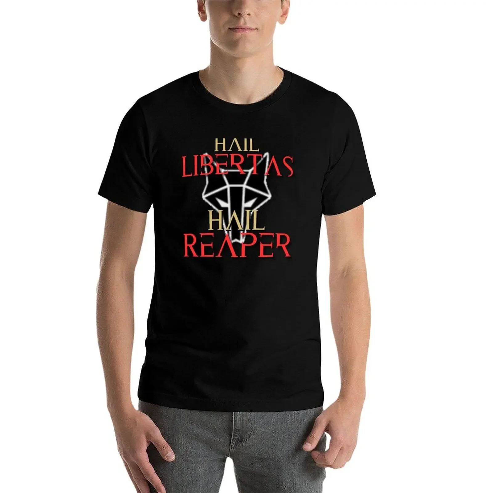 Hail Libertas Reaper Howler Red Rising Inspired T-Shirt новое издание индивидуальная одежда в стиле каваи
