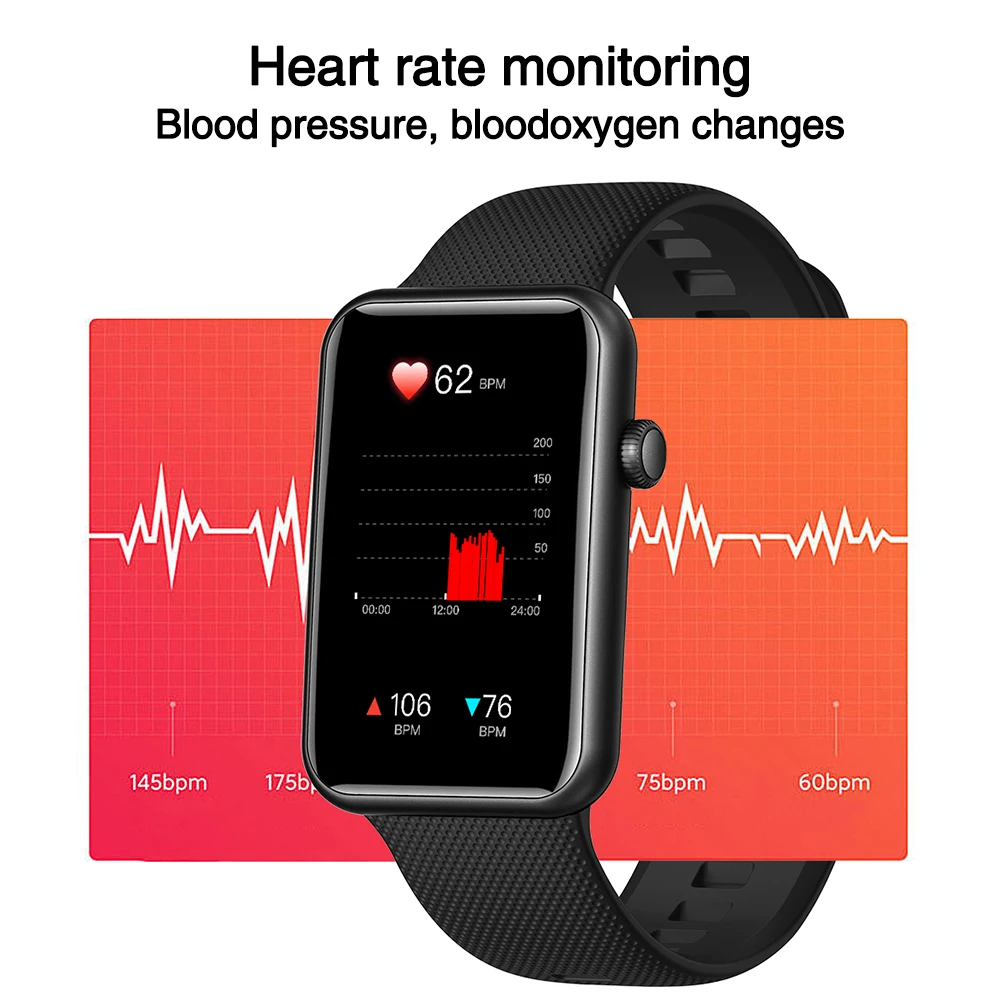 Смарт-часы женские HD BT браслет для звонков мужские кровяное давление сердечник
