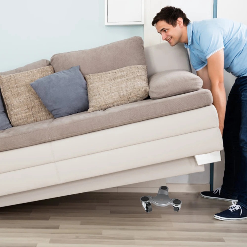 Mover Wheel движущаяся мебель 3 колеса тележка тяжелый резак для шкафа треугольная