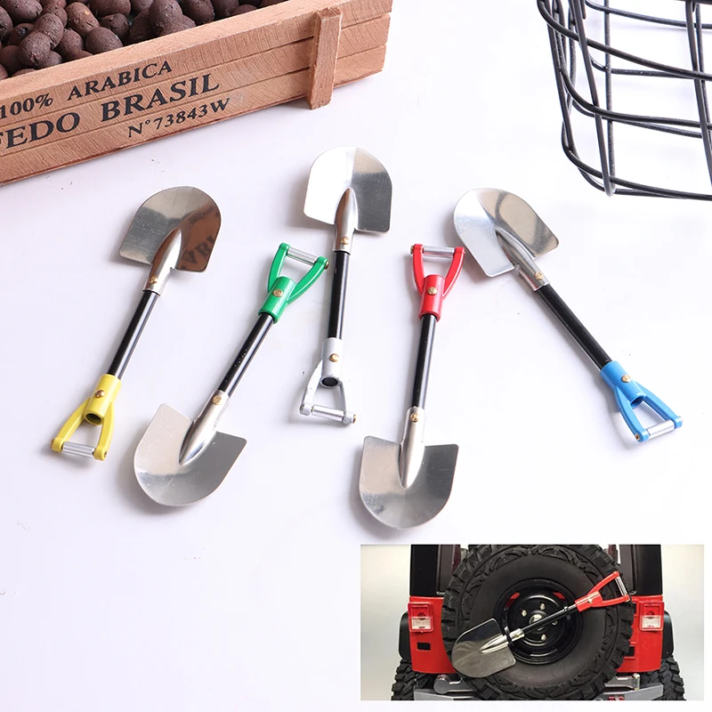 1/10 Аксессуары Металлическая Лопата для TAMIYA CC01 Axial SCX10 RC4WD D90 D110 RC альпинистский Грузовик Автомобильные декоративные инструменты