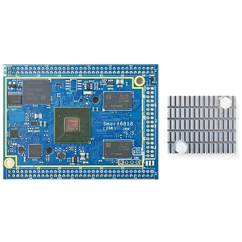 

Smart6818 Core Board+Heat Sink S5P6818 Cortex-A53 Eight Core 2GB+16GB EMMC Lubuntu Android Learning Development Board