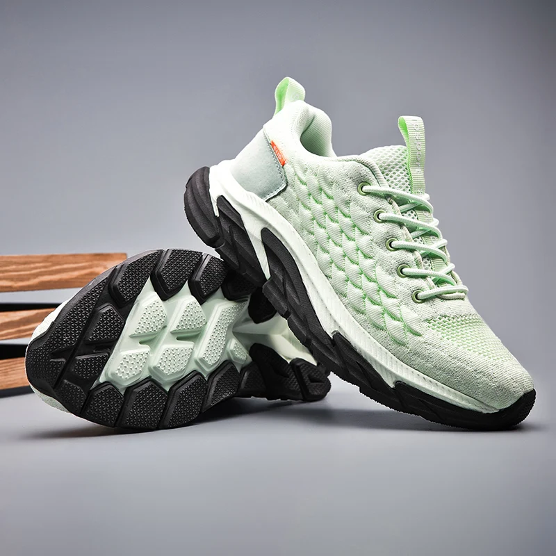

2023 New Mens Designer Shoes Breathable Knit Running Shoes Lightweight Sports Shoes Fashion Sneakers for Men Casual Shoes