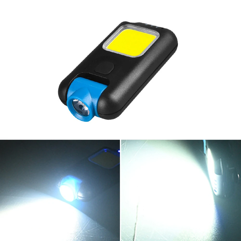 

350LM Flashlight Outdoor Camping Light Multifunctional LED COB Work Light Power Display for Night Working Camping Emergency