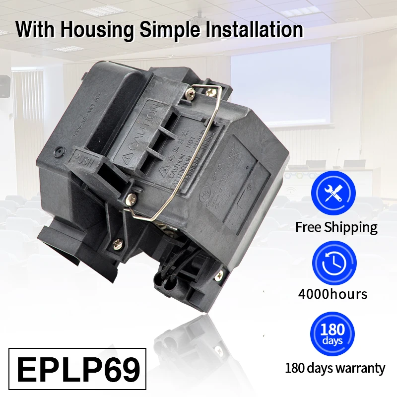 

For V13H010L69 ELPLP69 Projector Lamp Module for EPSON EH-TW8000 / TW9000 / TW90000W / TW9100 PowerLite HC5010 Projectors Bulb