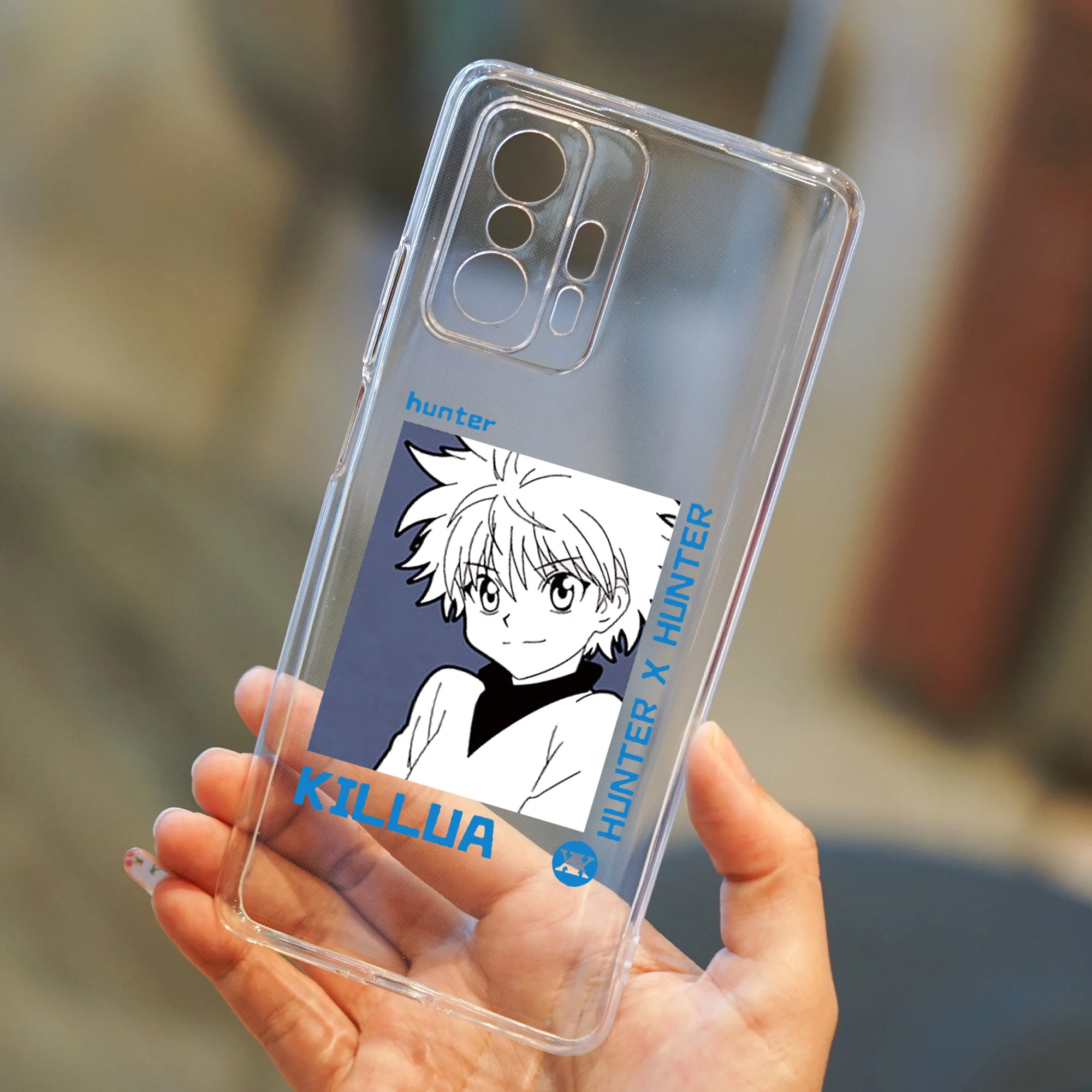 Чехол для Xiaomi 11T Pro 12 с мультяшным аниме Hunter X мягкий чехол Redmi Note 11E прозрачный Black