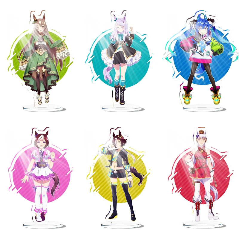 Pretty Derby Cygames Uma Musume акриловая подставка модель тарелка украшение стол фигурка