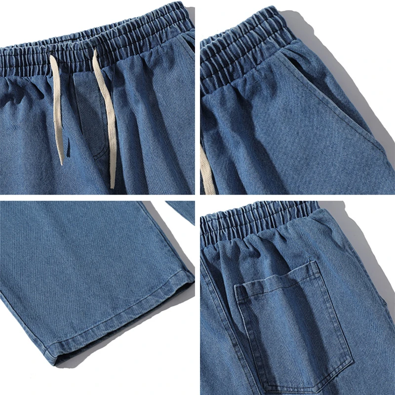 2022 Autumn Men's Jeans Pants Casual Vintage Baggy Clothing Straight Leg Trousers Man Streetwear Pop Harajuku Oversize Pants