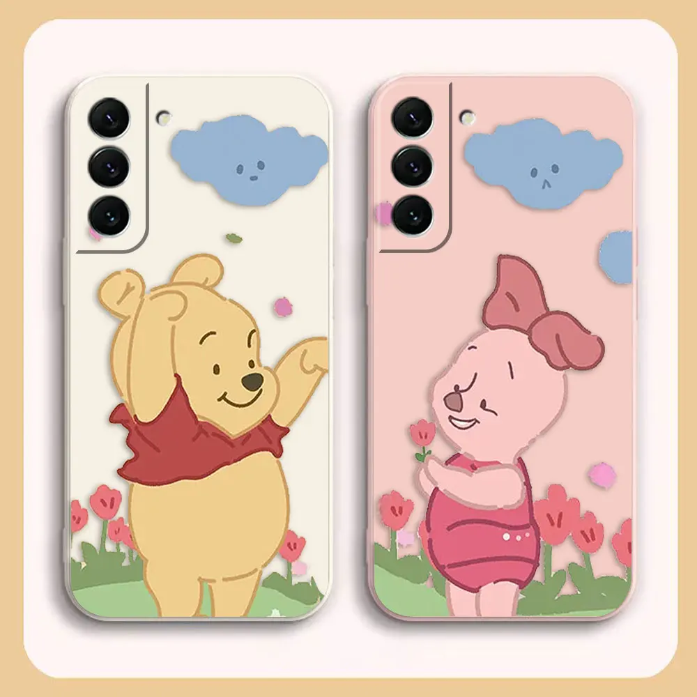 

Piglet Winnie the Pooh Bear Case For Samsung S23 S22 S21 S20 FE S11 S11E S10 S10E S9 S30 Ultra Plus 4G 5G Case Funda Shell Capa