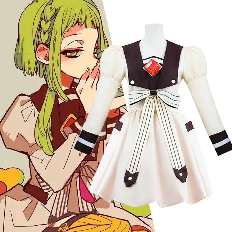 Платье для косплея Nanamine Sakura аниме униформа Jibaku Shounen женские костюмы на Хэллоуин