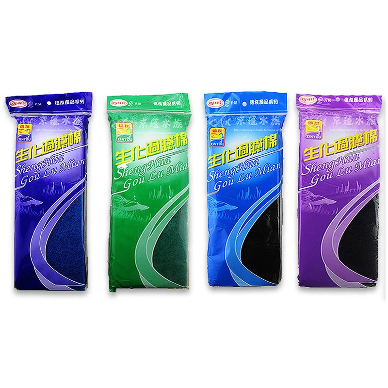 Белый аквариум биохимический хлопковый ультра-толстый фильтр коврик средняя