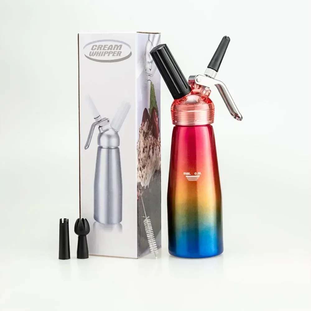 500 Мл Алюминиевое Зарядное Устройство Для Взбивания Сливок Пенообразователь