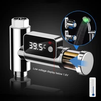 Shower Thermometer LED Electronic Display Faucet Baby Bath Thermometer Safe Heath Home Bathroom Tools Shower Temperature Display