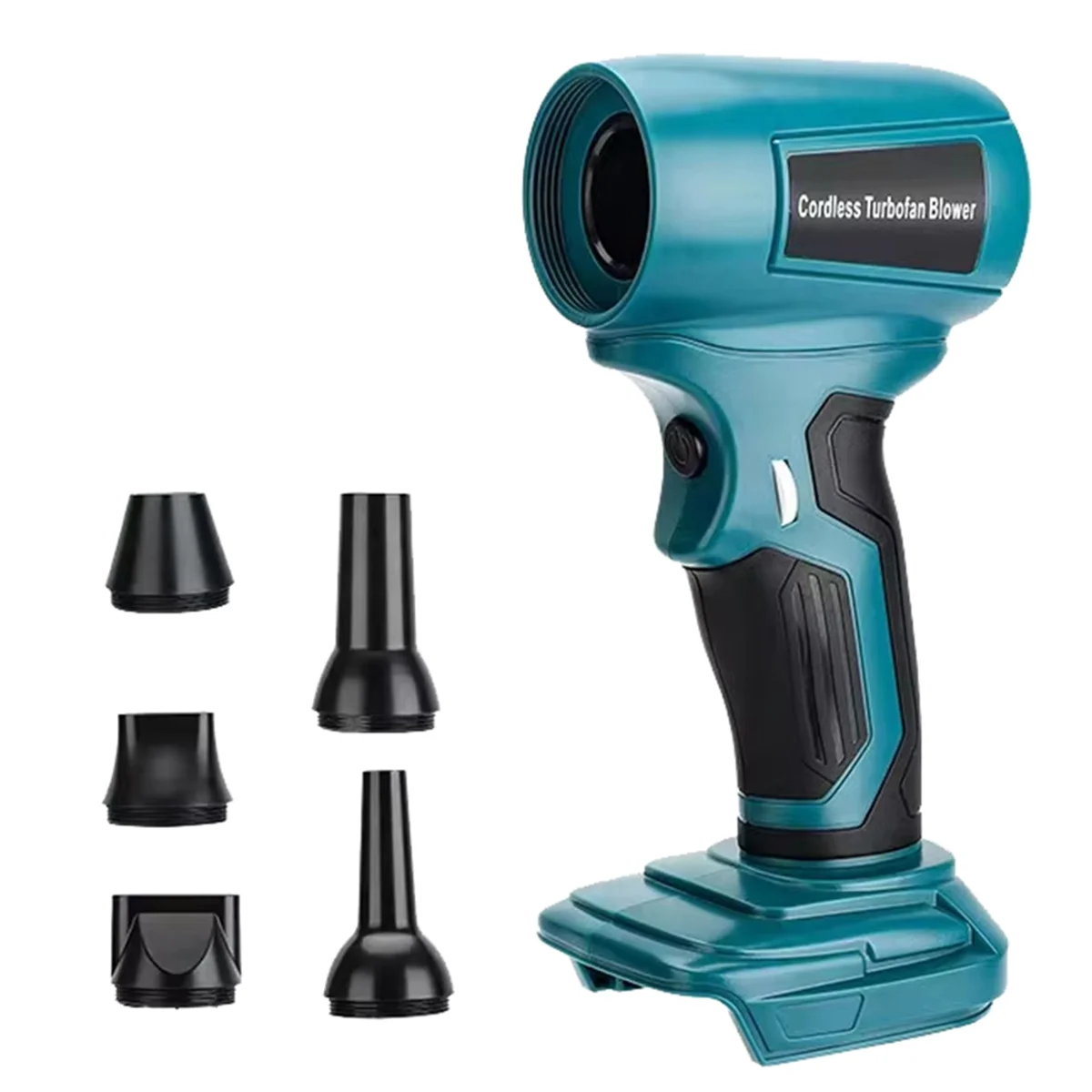 Фото AA98 Mini Jet Blower Портативный Violent Turbo Fan для литий-ионной батареи 18 В Беспроводной ручной вентилятор №3