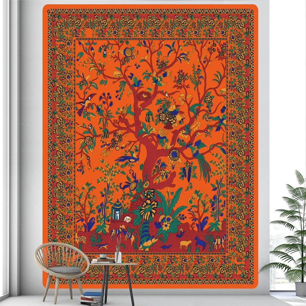 Таро психоделическая сцена домашний декор гобелен Хиппи Мандала настенный