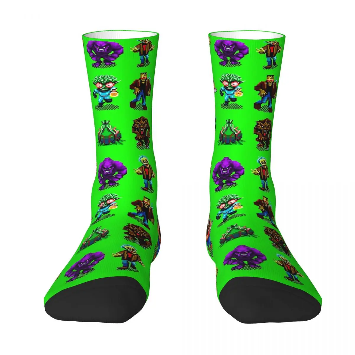 Retro Gaming Enemies G9R-ZAMN Vintage Video Game Nostalgia Adult Socks Unisex socks,men Socks women Socks