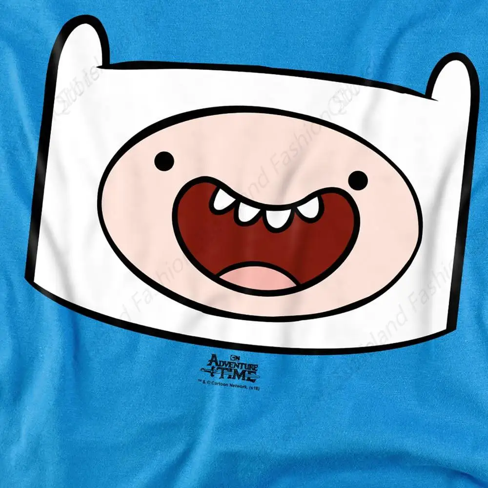 Футболка унисекс для взрослых Adventure Time Finn Head