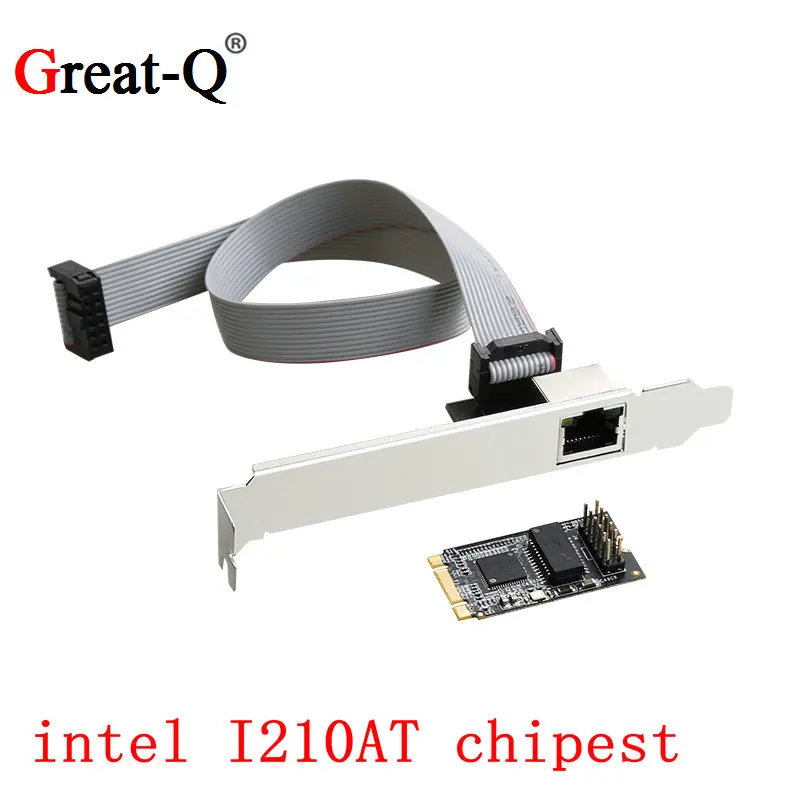 M.2 (B-Key/M-Key) to Gigabit Network Card Desktop 10/100/1000Mbps RJ45 Fast Ethernet Converter Card with 210AT Chip