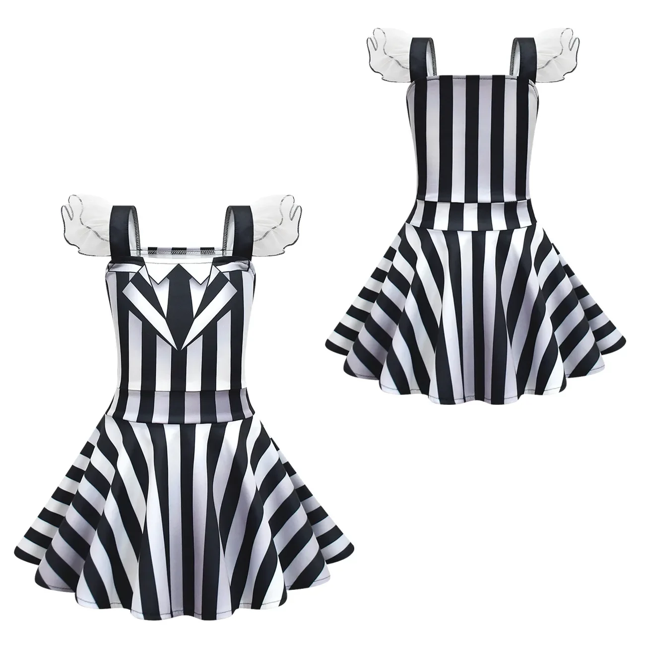 Платье BBeetlejuice2 для девочек детский карнавальный костюм подземного мира на