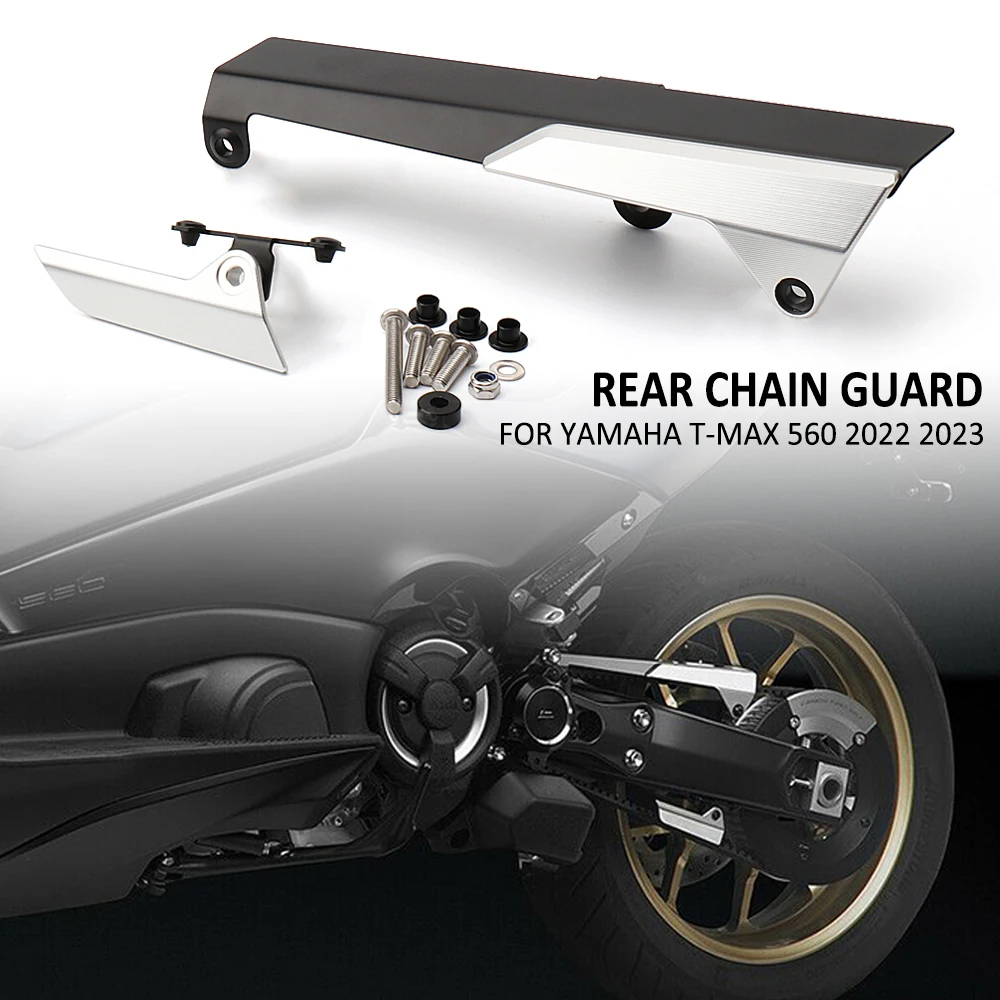 

NEW Motorcycle Accessories Rear Belt Guard Chain Protector Guard Cover For Yamaha Tmax T-MAX 560 T-max560 Tmax560 2022 2023