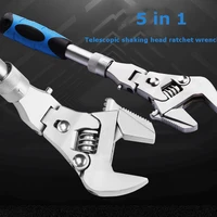 10 inch adjustable wrench spanner length adjustable folding ratchet wrench