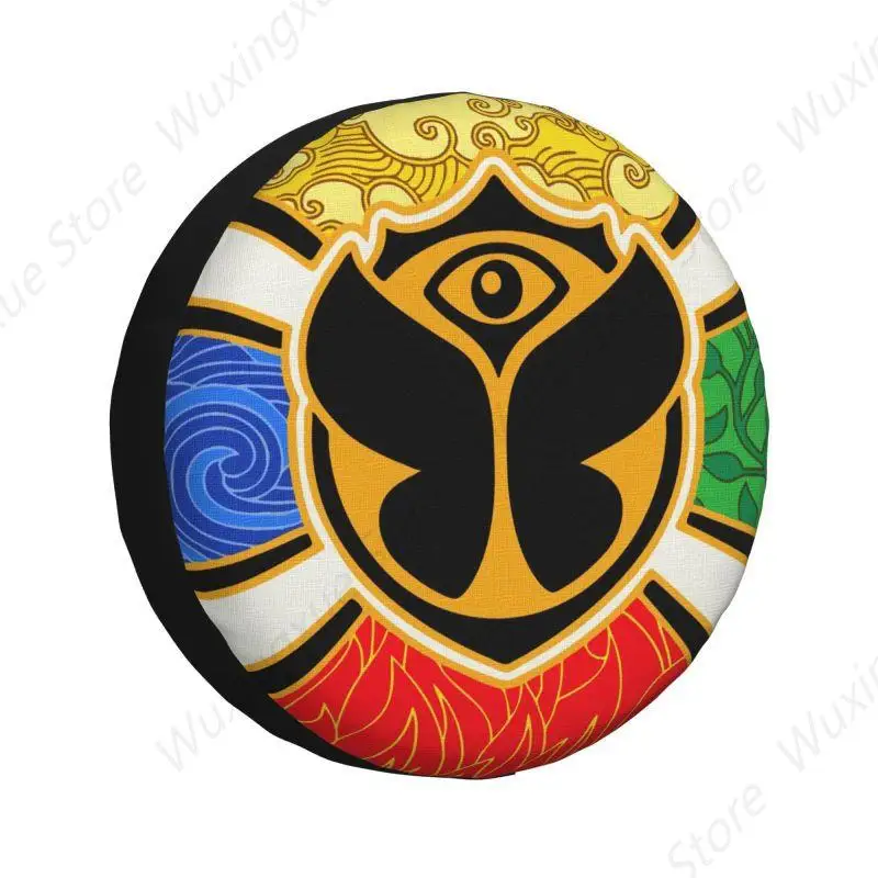 Чехол для запасного колеса с флагом завтрашнего дня Suzuki Mitsubishi SUV RV 4x4 защита колес