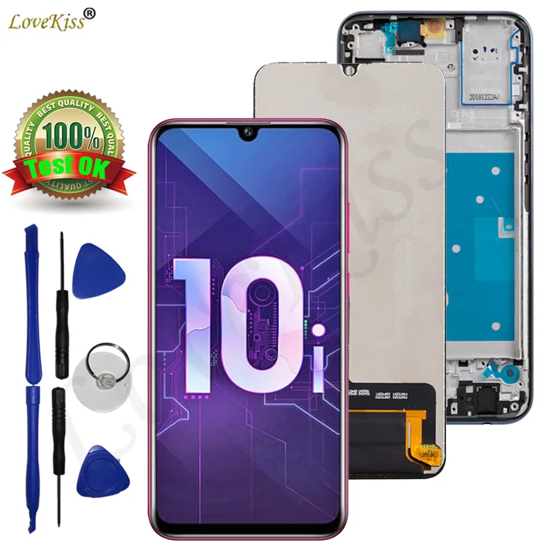 

For Huawei Honor 10 Lite HRY-LX1 HRY-LX2 Honor 10i HRY-LX1T LCD Display Touch Screen Digitizer Sensor Frame Assembly Replacement