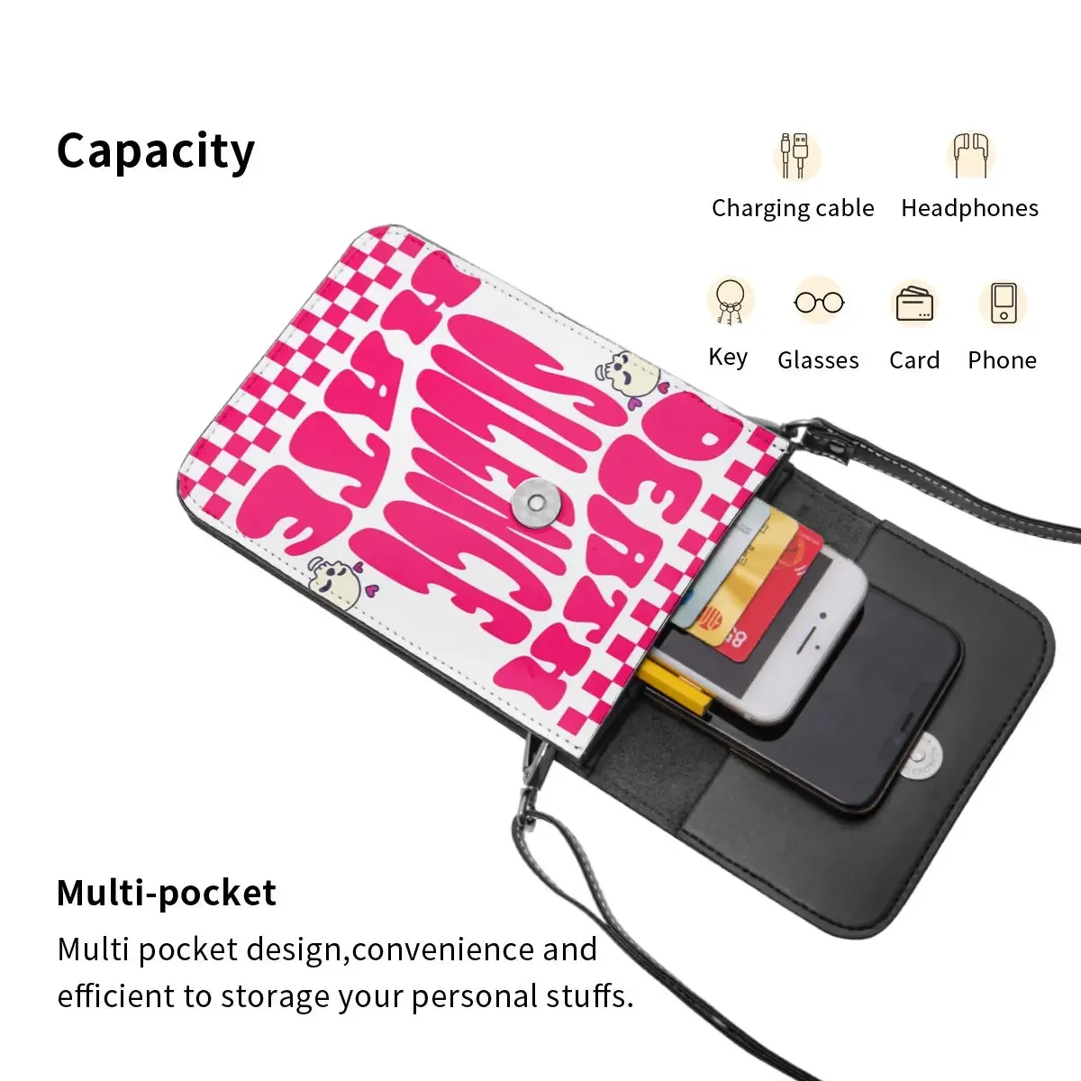 Забавная сумка через плечо с цитатами рабочая кожаная женская для ТВ-шоу