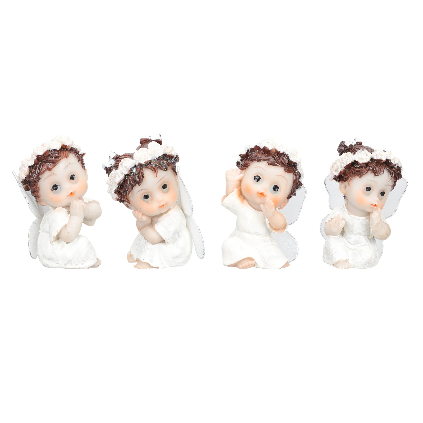 

Angel Figurine Baby Statue Figurines Miniature Girl Ornament Car Birthday Shower Gift Decor Dashboard Decoration Resin Fairies