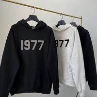 2022 essentials hoodie men women hip hop sweatshirt flocking logo oversize loose hoodie couple outfits high quality sweatshirt