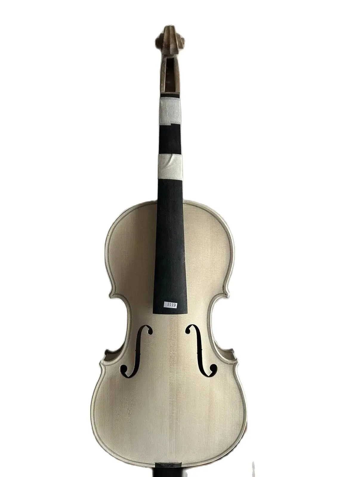 4/4 скрипка без лакировки птичий глаз Кленовая древесина задняя сторона старой